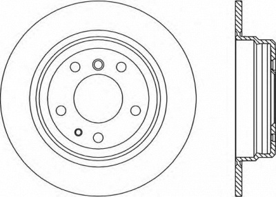 OPEN PARTS bda108610 -  Тормозной диск